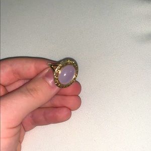 Gold Ring with a stone in the middle
